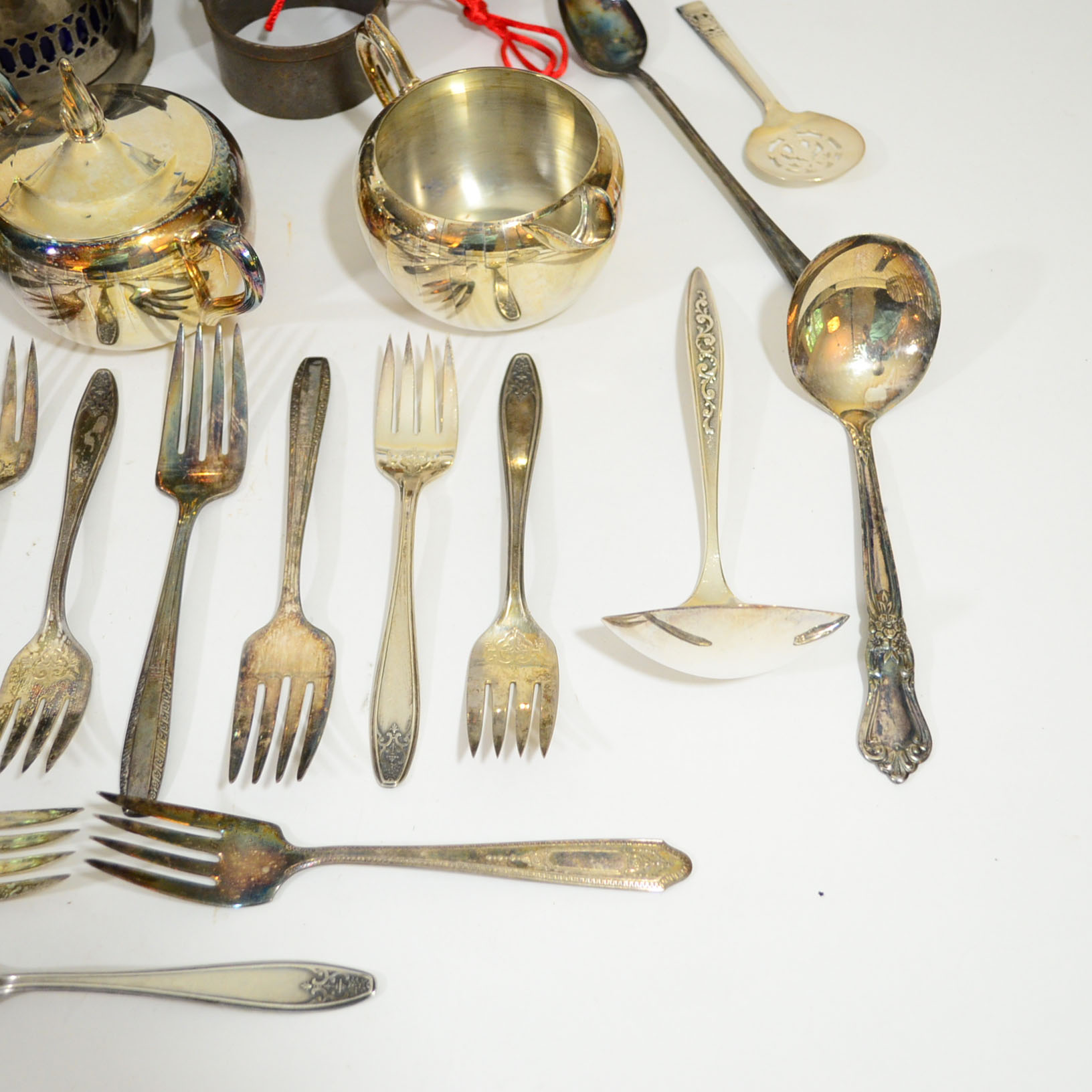 Assortment of Plated Silver Pieces
