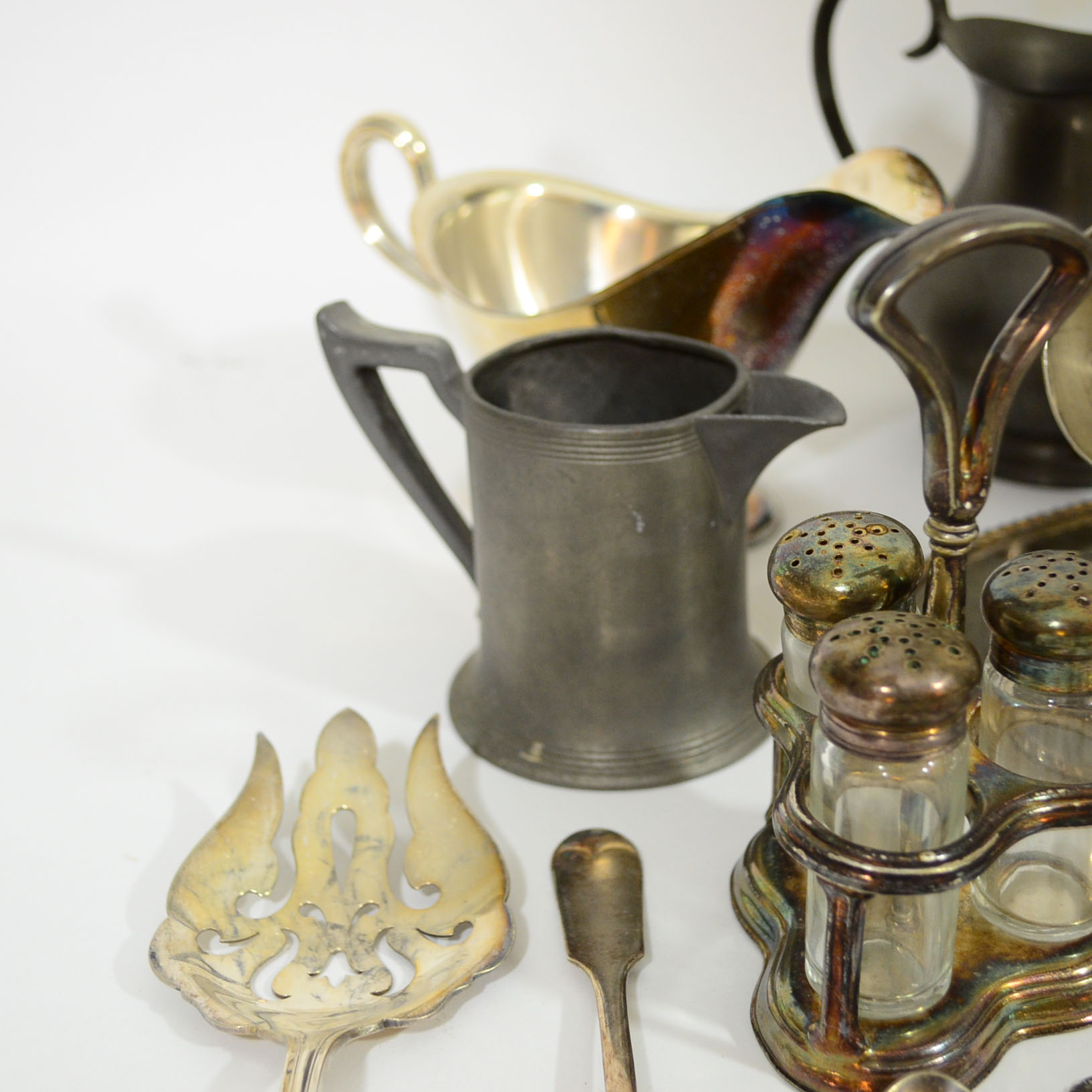 Assortment of Plated Silver Pieces