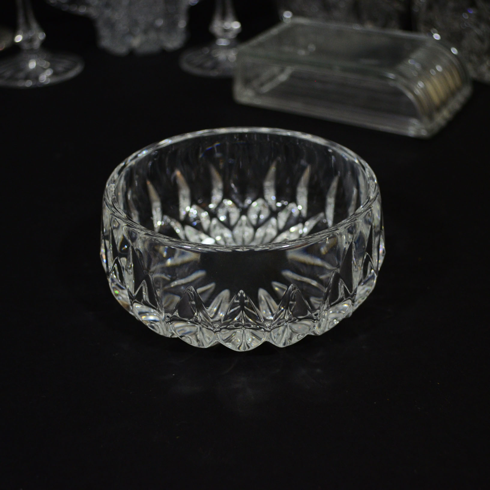 Assortment of Crystal & Cut Glass PIeces