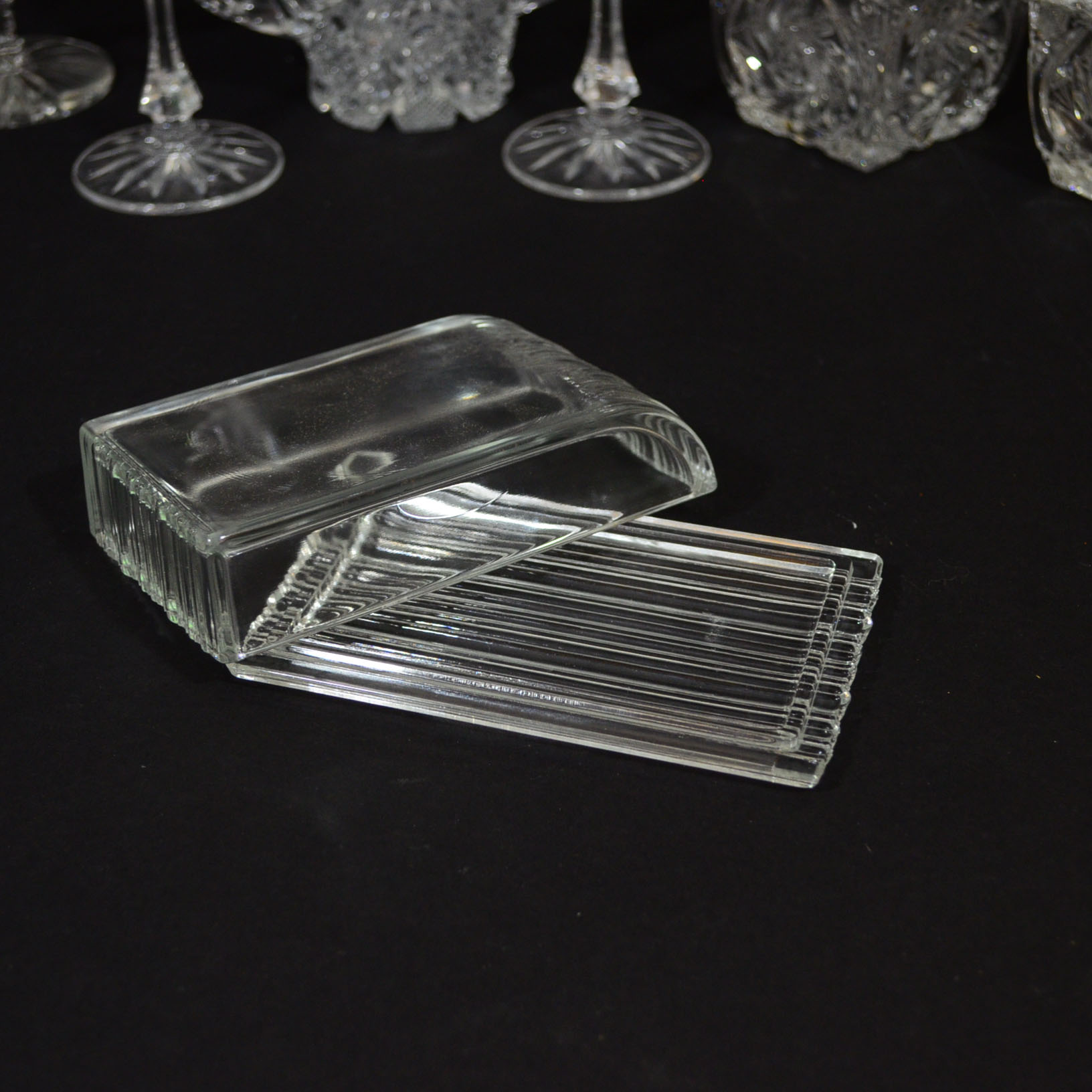 Assortment of Crystal & Cut Glass PIeces