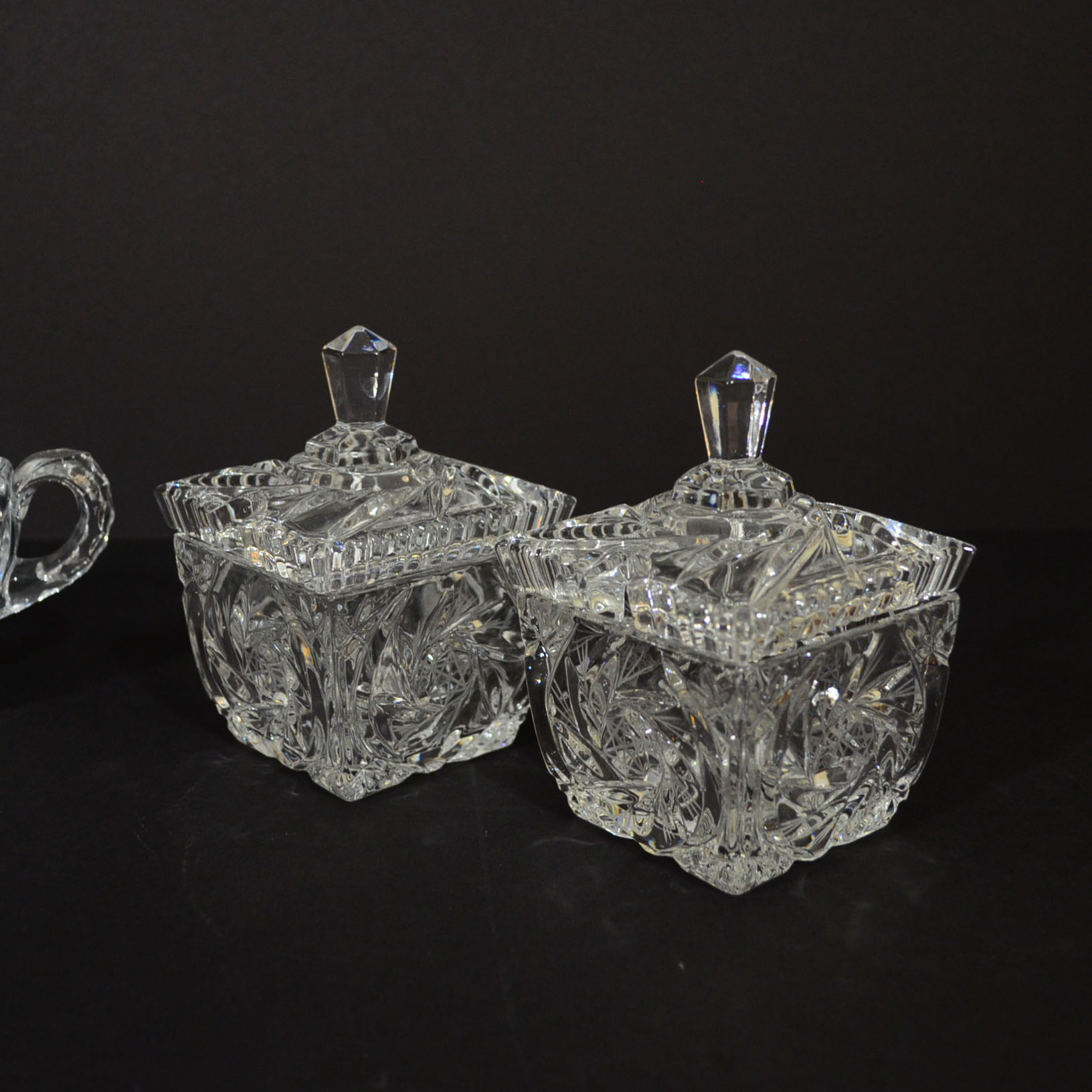Assortment of Crystal & Cut Glass PIeces