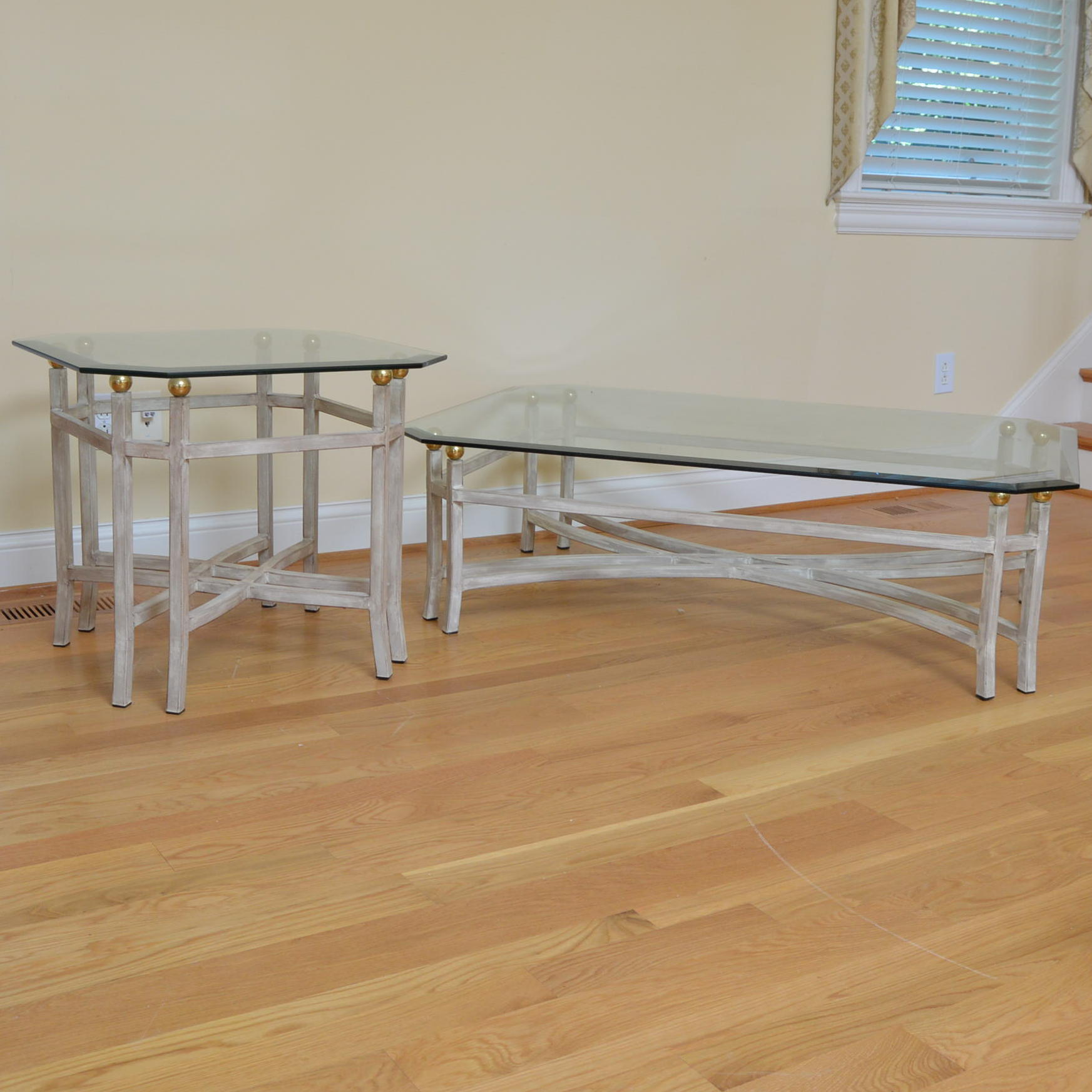 Glass Coffee and Side Tables