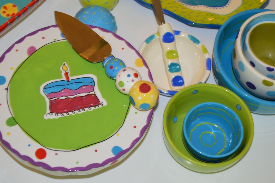 Hand Painted Serving Pieces by Berryware, Ganz and More