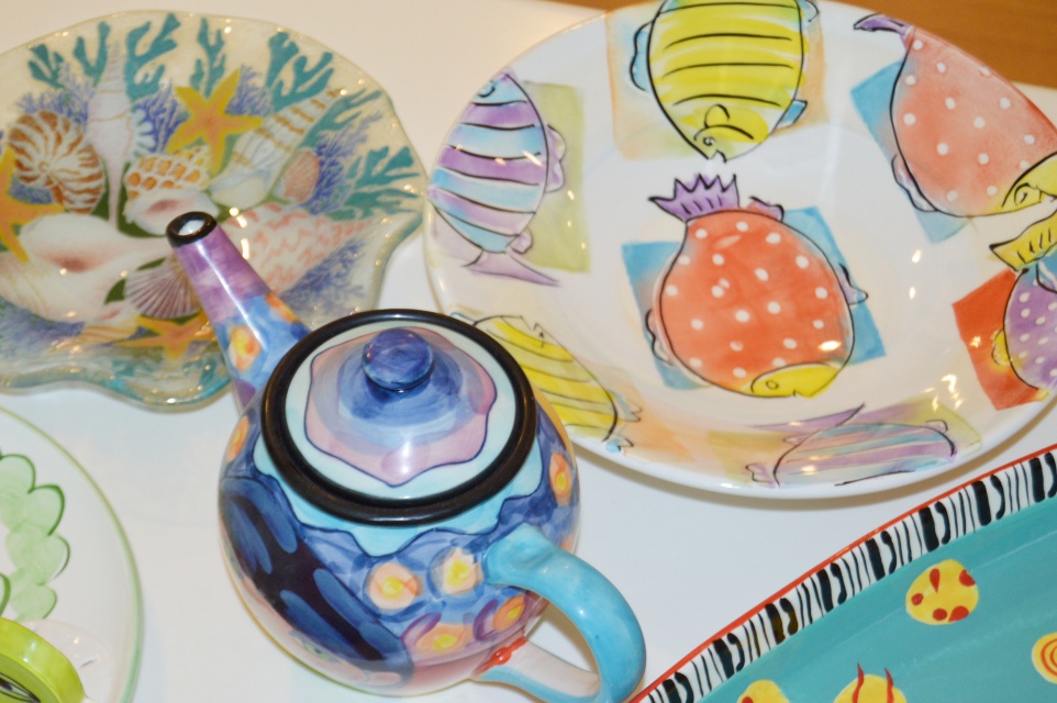 Hand Painted Serving Pieces by Berryware, Ganz and More