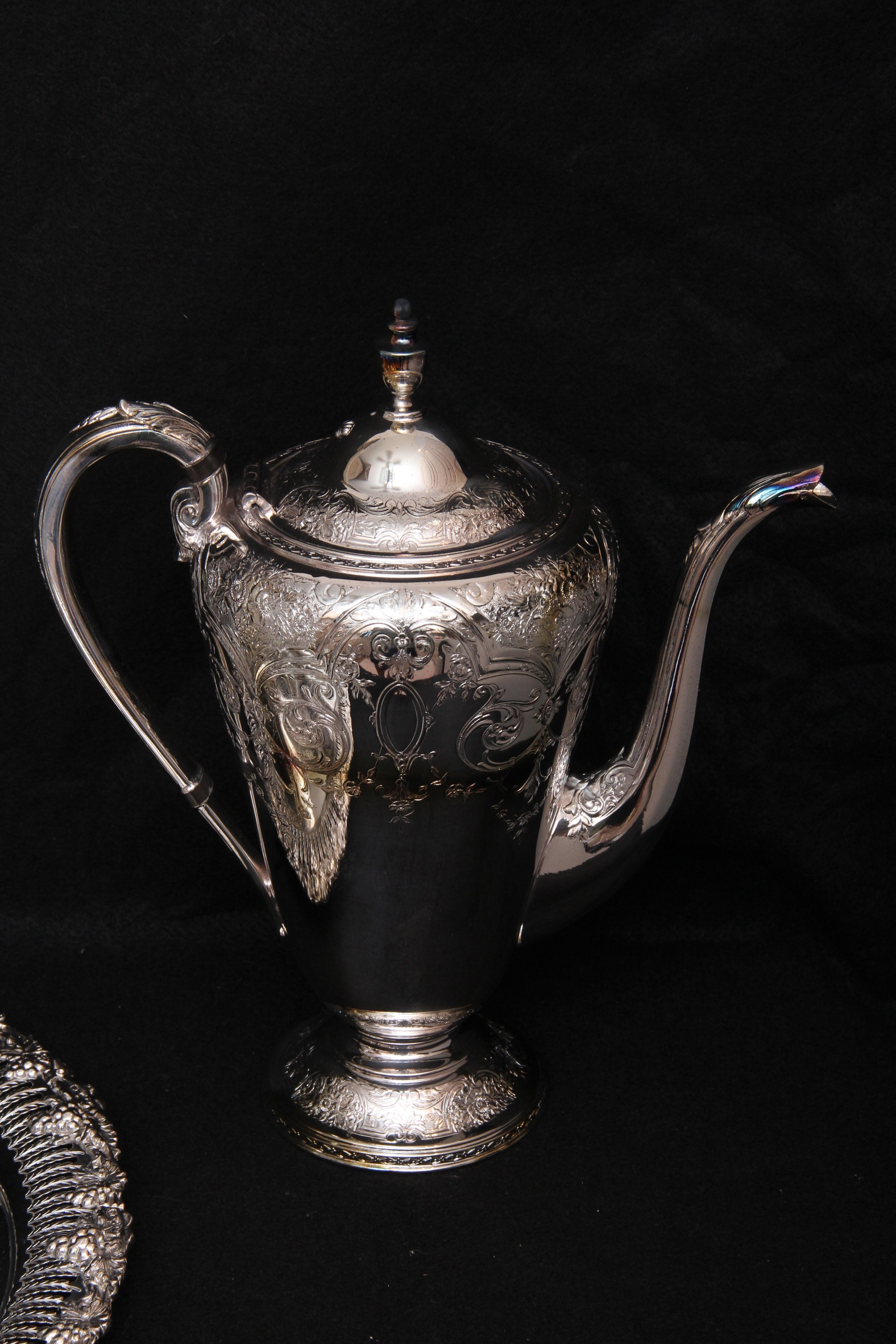 Wilcox International Silver Plate Tea Service Set