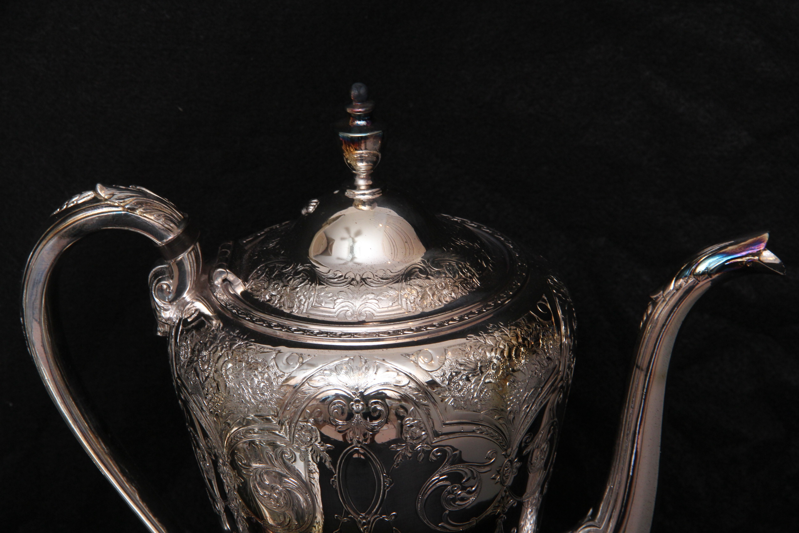 Wilcox International Silver Plate Tea Service Set