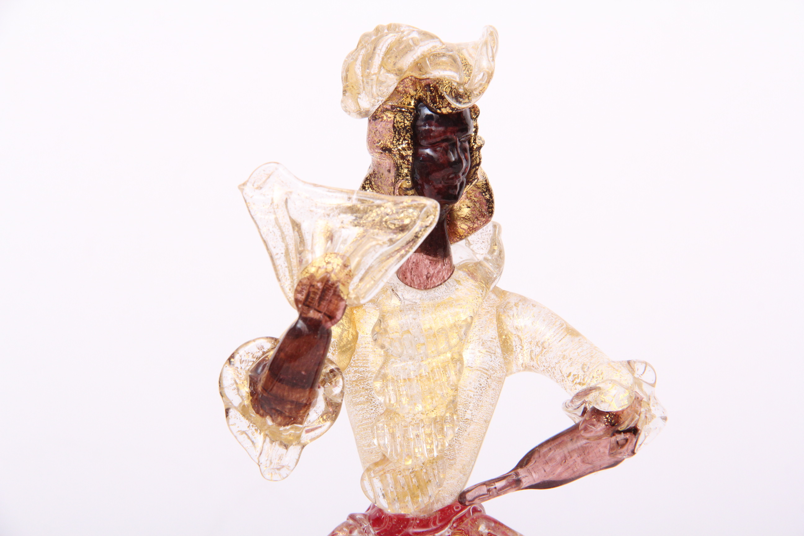 Pair of Hand Blown Art Glass Figurines