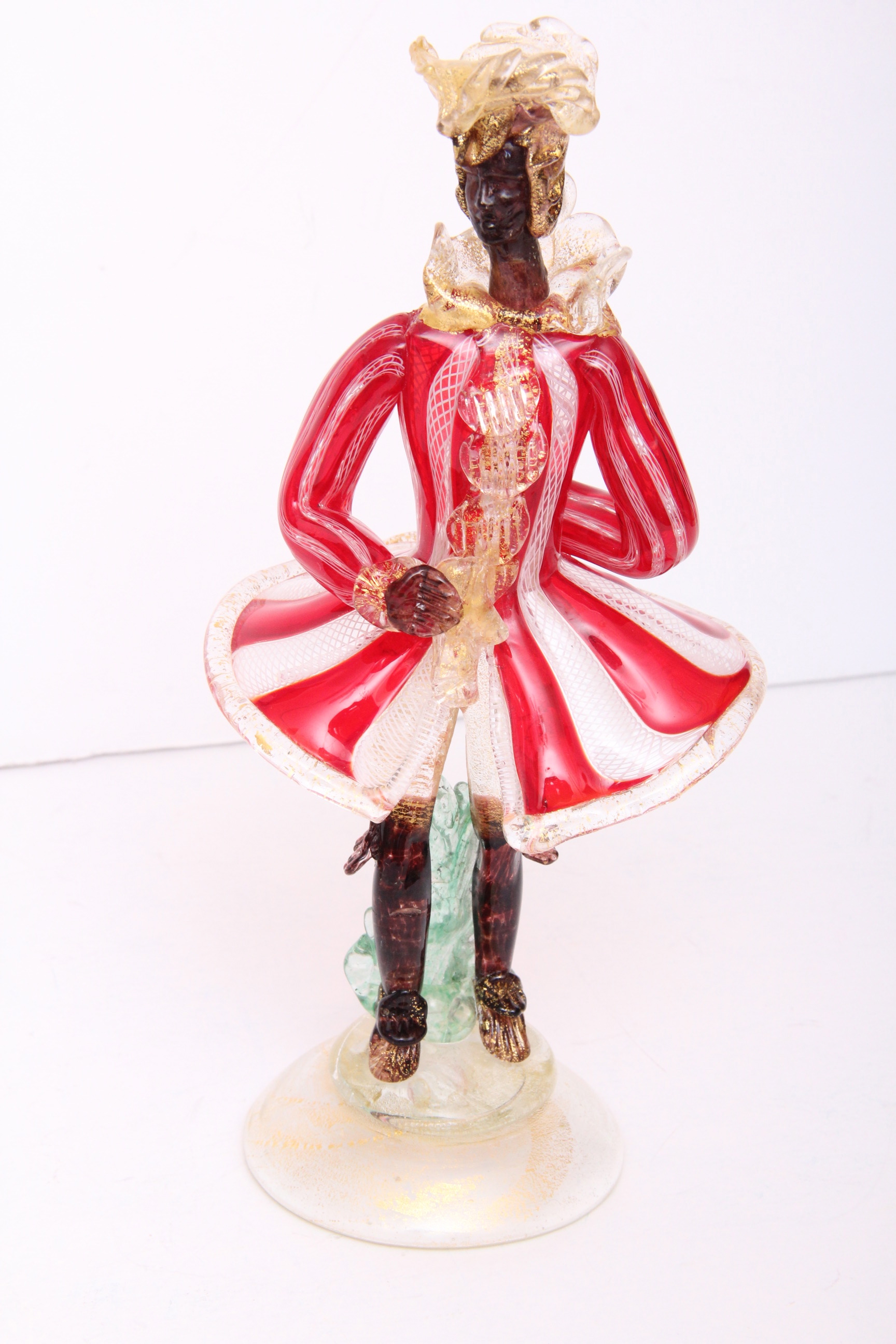 Pair of Hand Blown Art Glass Figurines