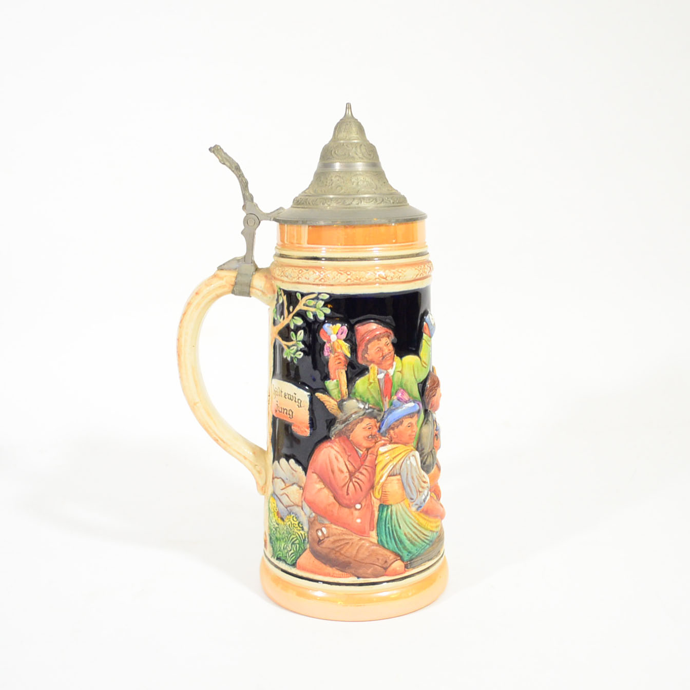 Trio of German Ceramic Beer Steins