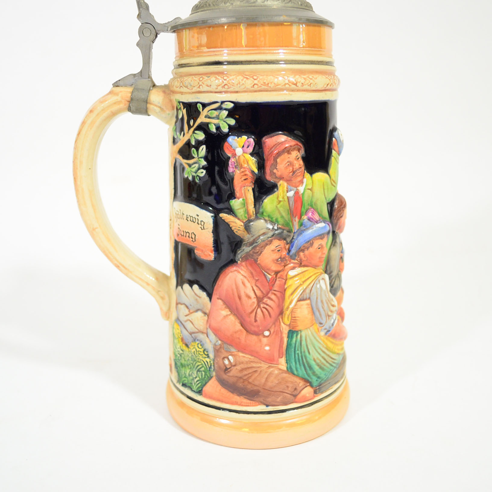 Trio of German Ceramic Beer Steins