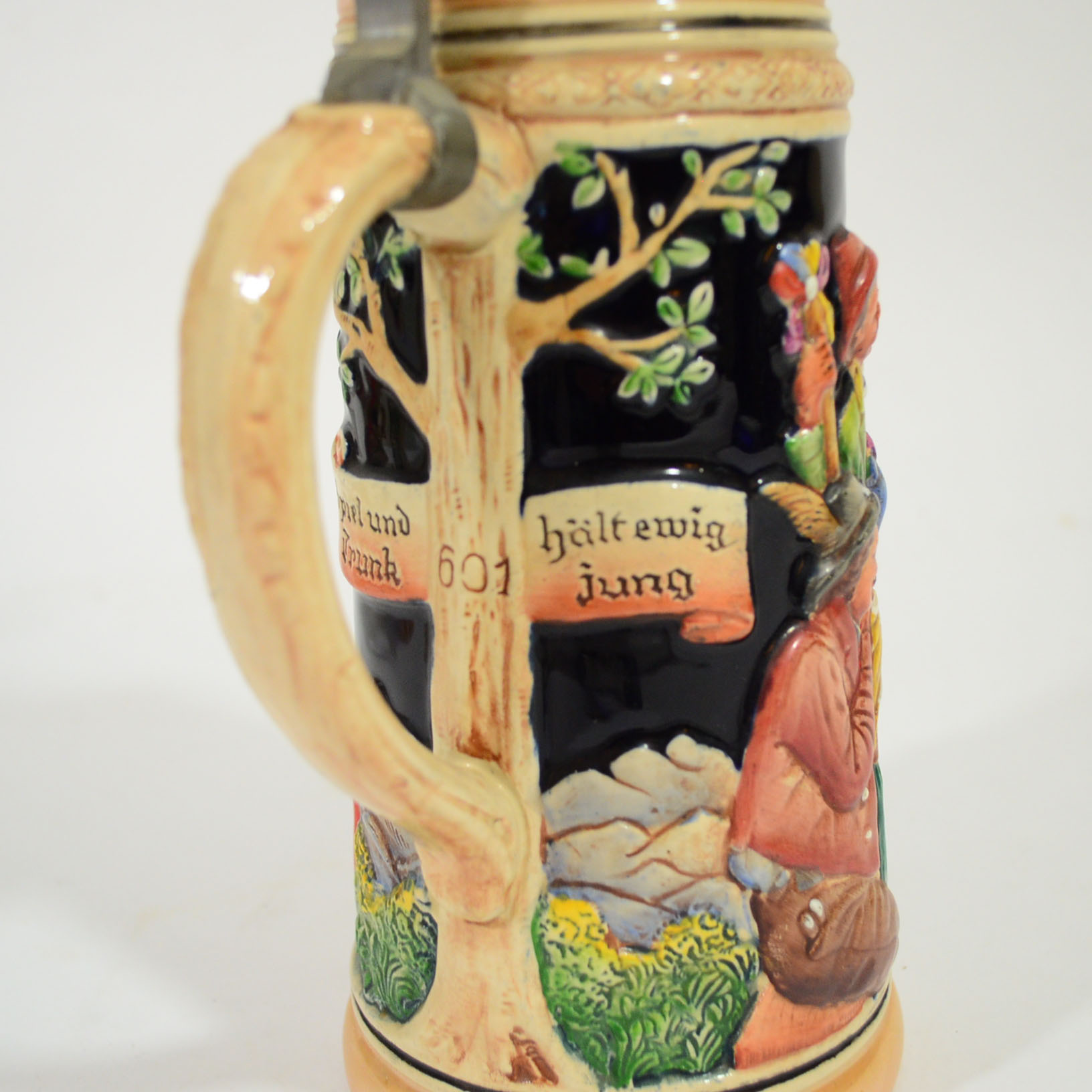 Trio of German Ceramic Beer Steins