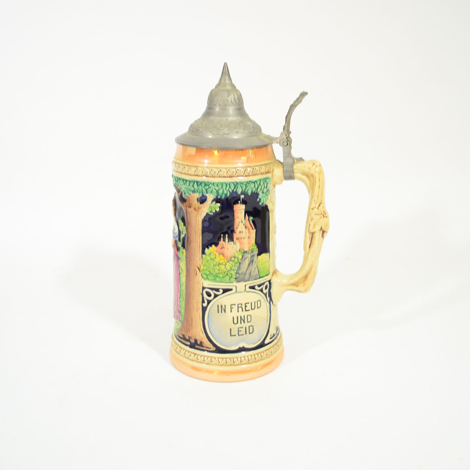 Trio of German Ceramic Beer Steins