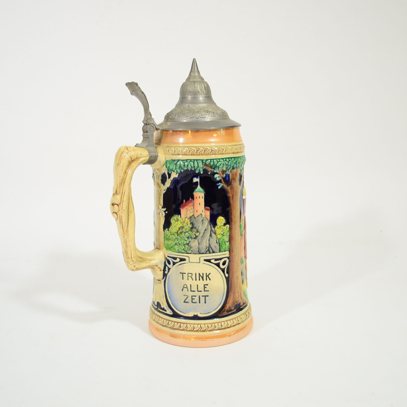 Trio of German Ceramic Beer Steins