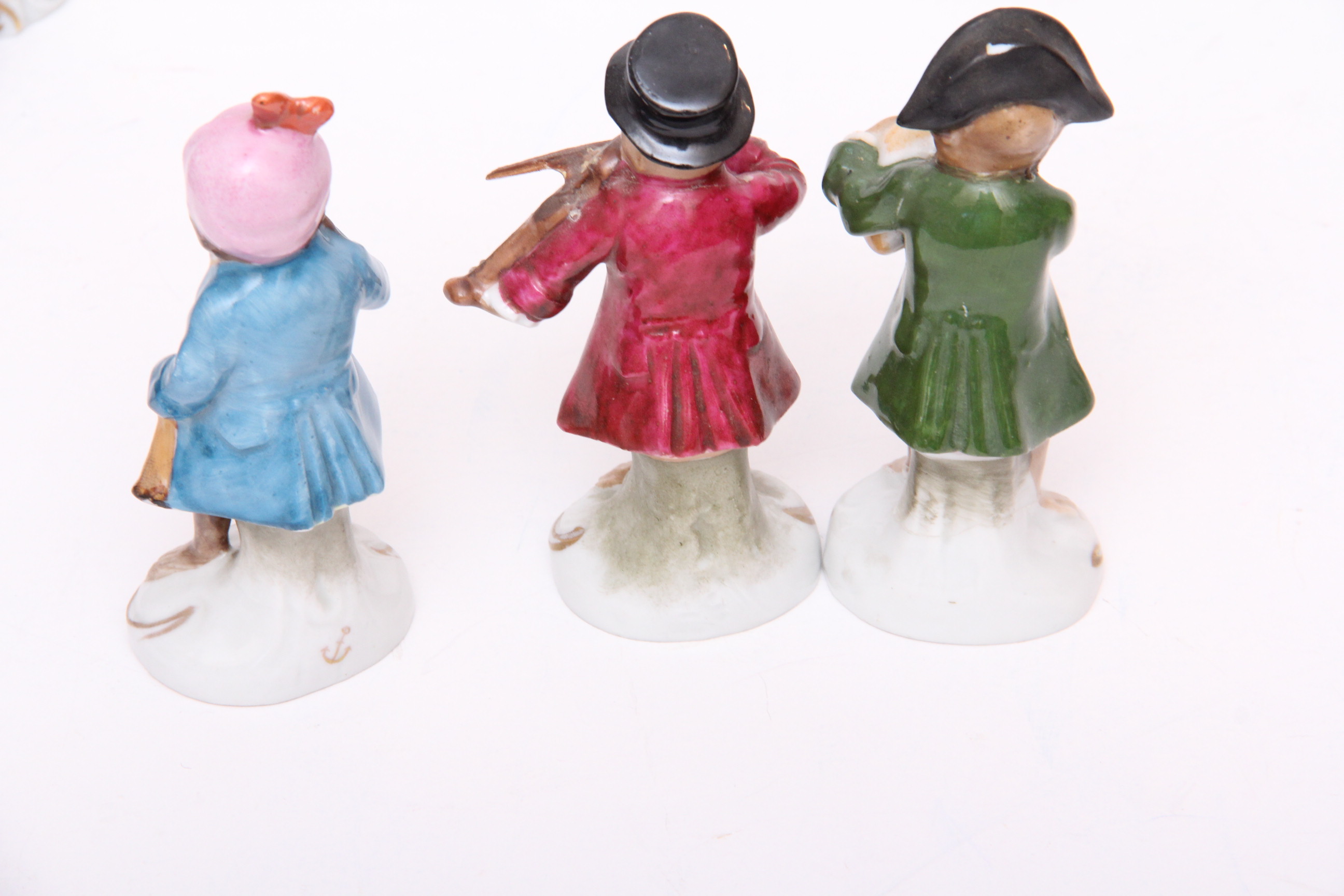 Voight Sitzendorf Twelve Piece Monkey Band