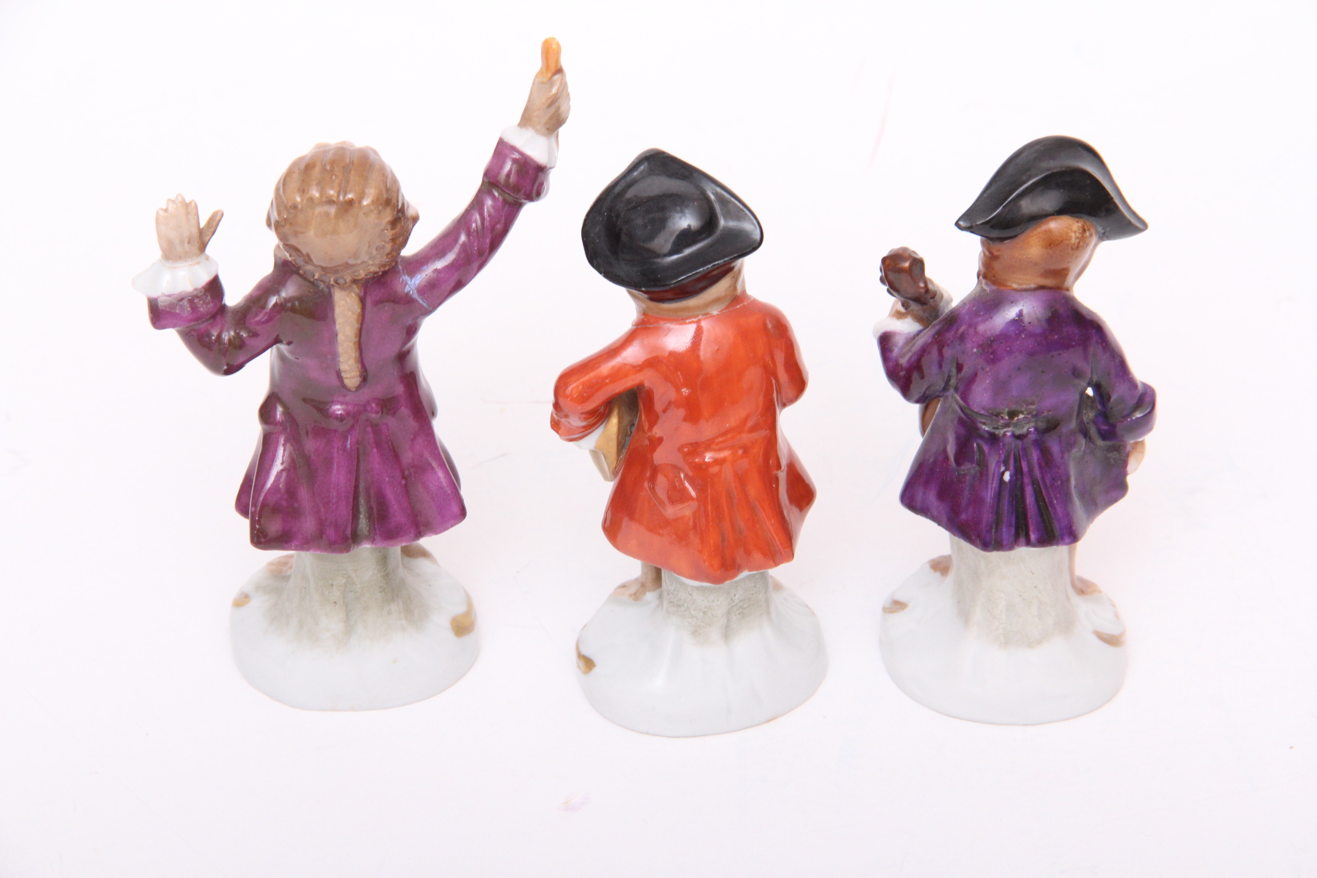 Voight Sitzendorf Twelve Piece Monkey Band