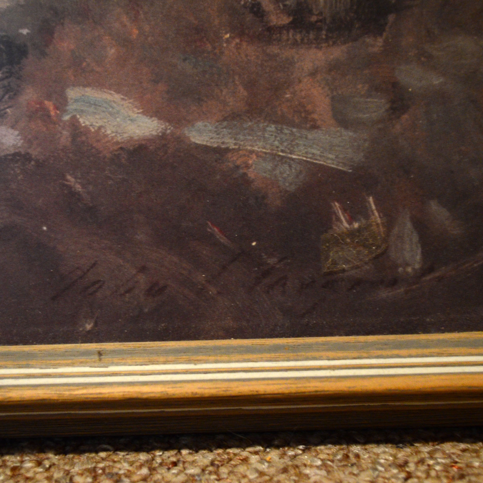 John Singer Sargent "Two Girls Fishing" Framed Gilcee Print