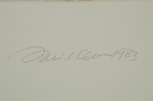 David Kelso Signed Vintage Aquatint