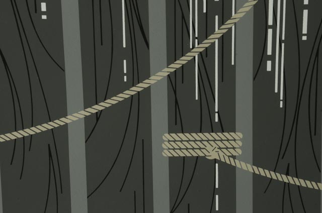 Charley Harper Signed Limited Edition Serigraph "Pier Group"