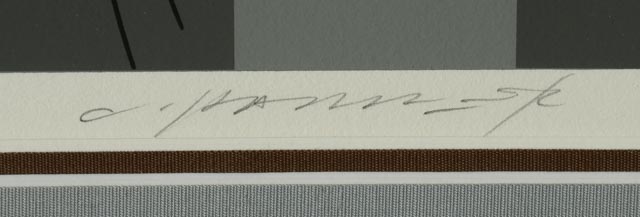 Charley Harper Signed Limited Edition Serigraph "Pier Group"