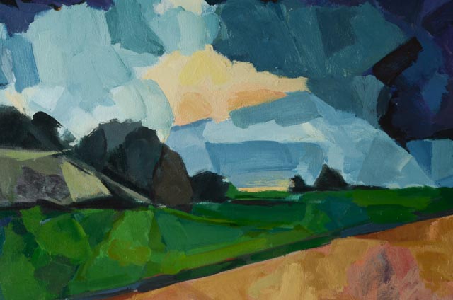 Roland Huston Original Oil on Canvas Landscape