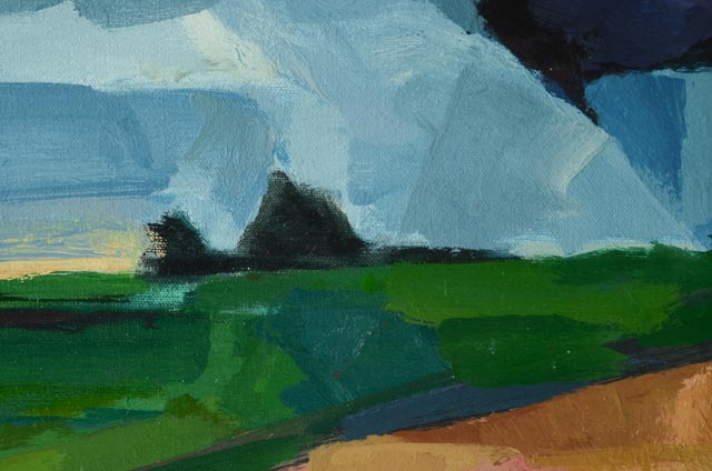 Roland Huston Original Oil on Canvas Landscape