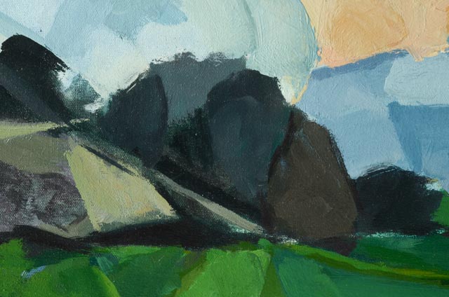 Roland Huston Original Oil on Canvas Landscape