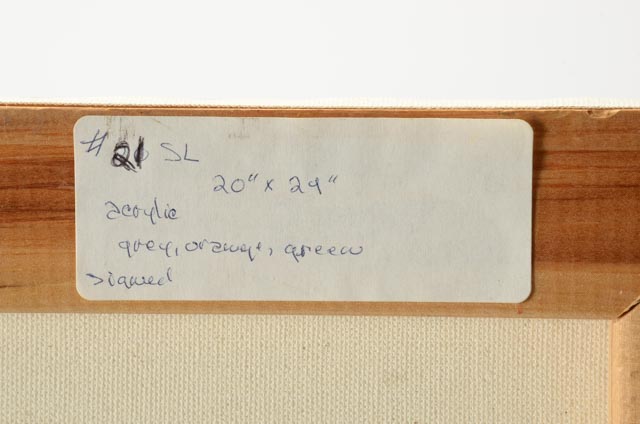 Roland Huston Original Acrylic on Canvas Floral Still Life