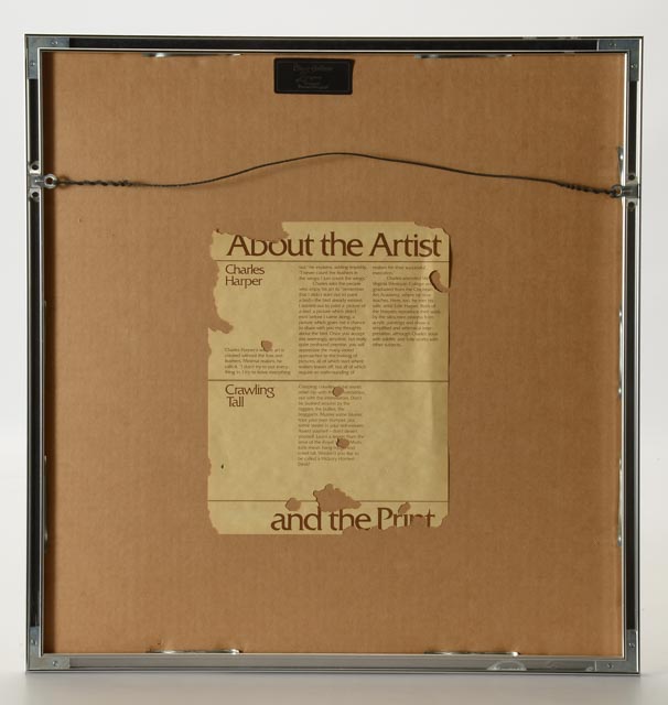 Charley Harper Signed Limited Edition Serigraph "Crawling Tall"