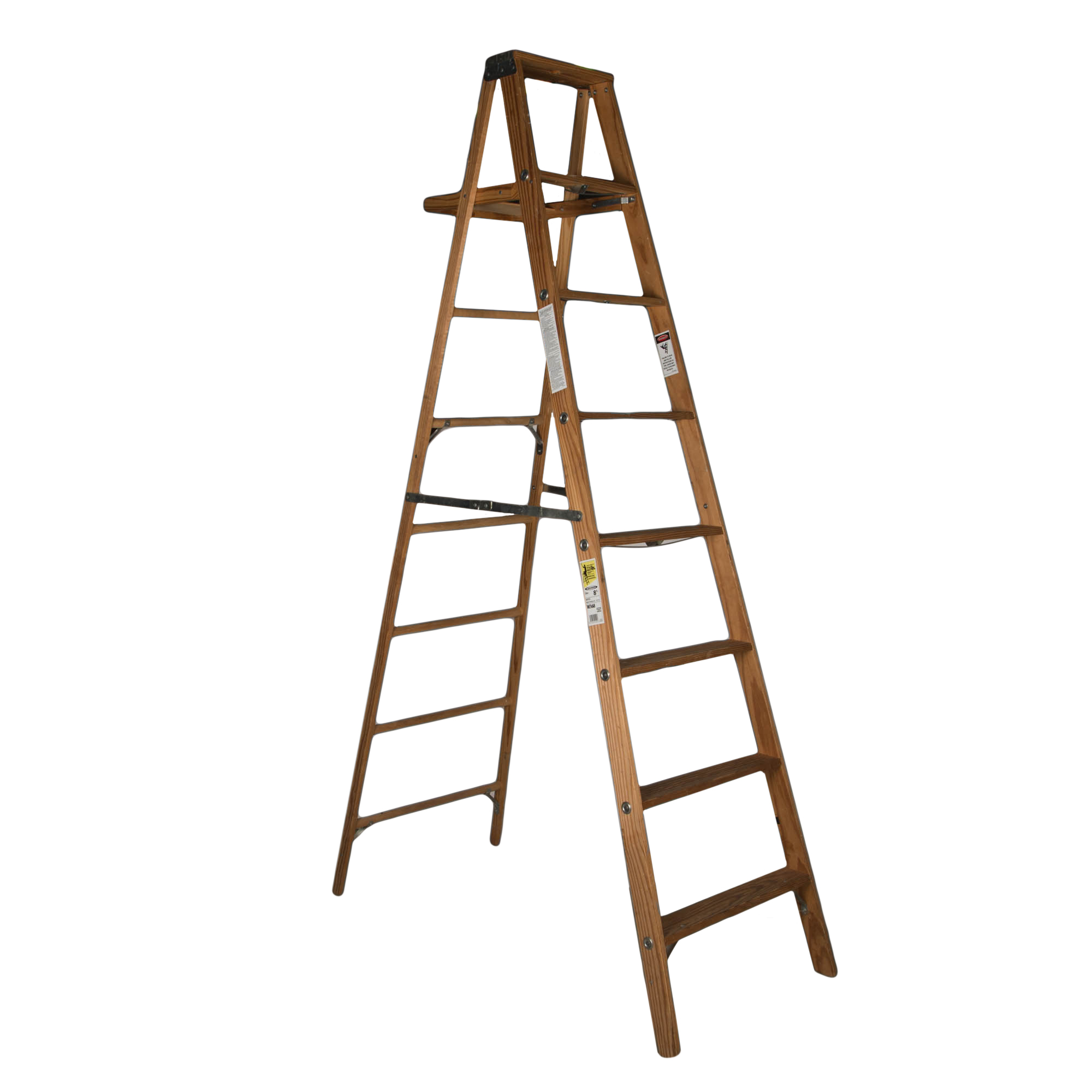 Wooden Warner 8 Foot Ladder