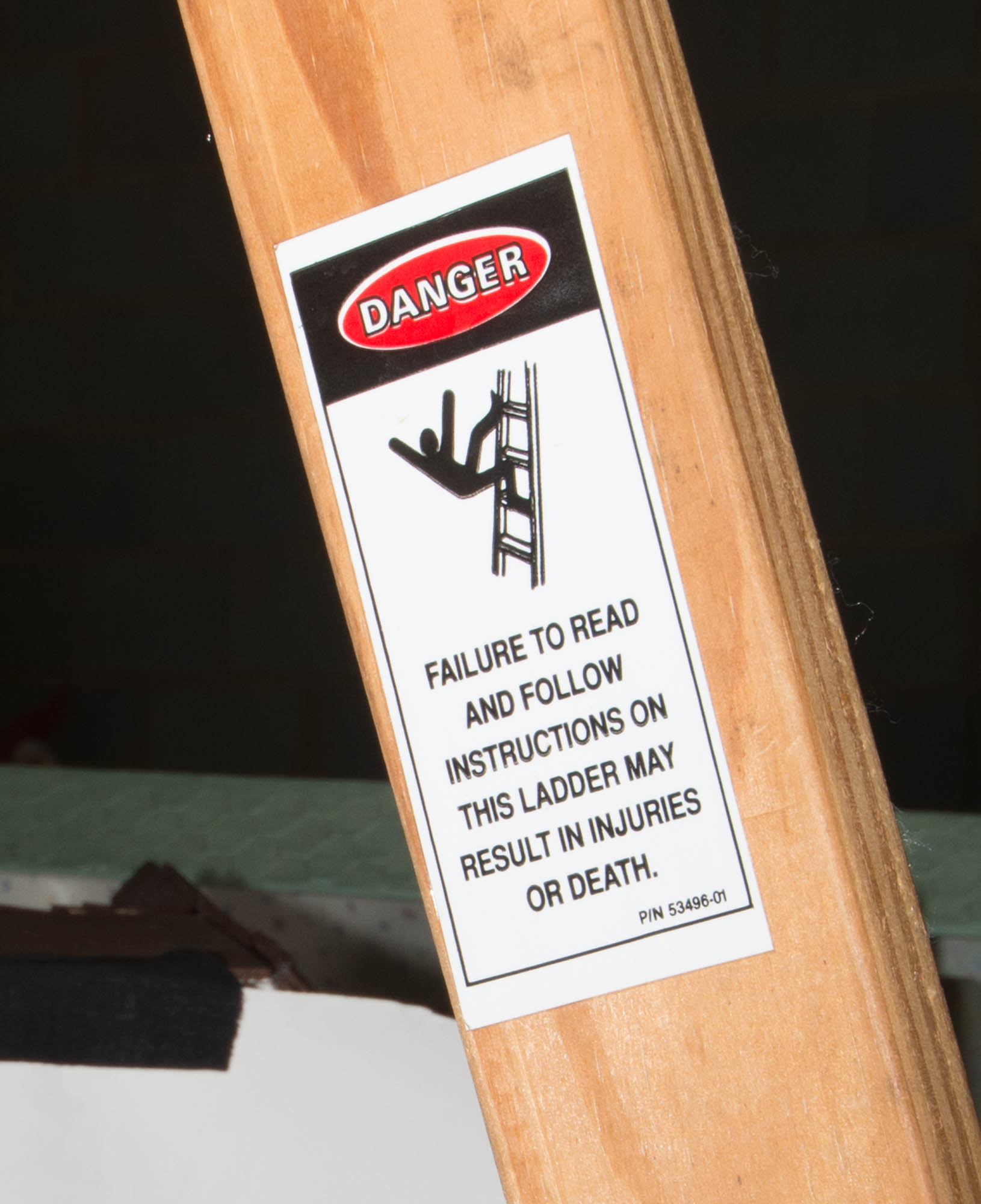 Wooden Warner 8 Foot Ladder