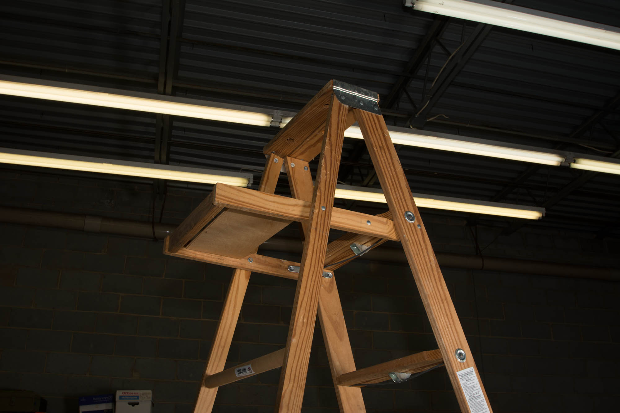 Wooden Warner 8 Foot Ladder