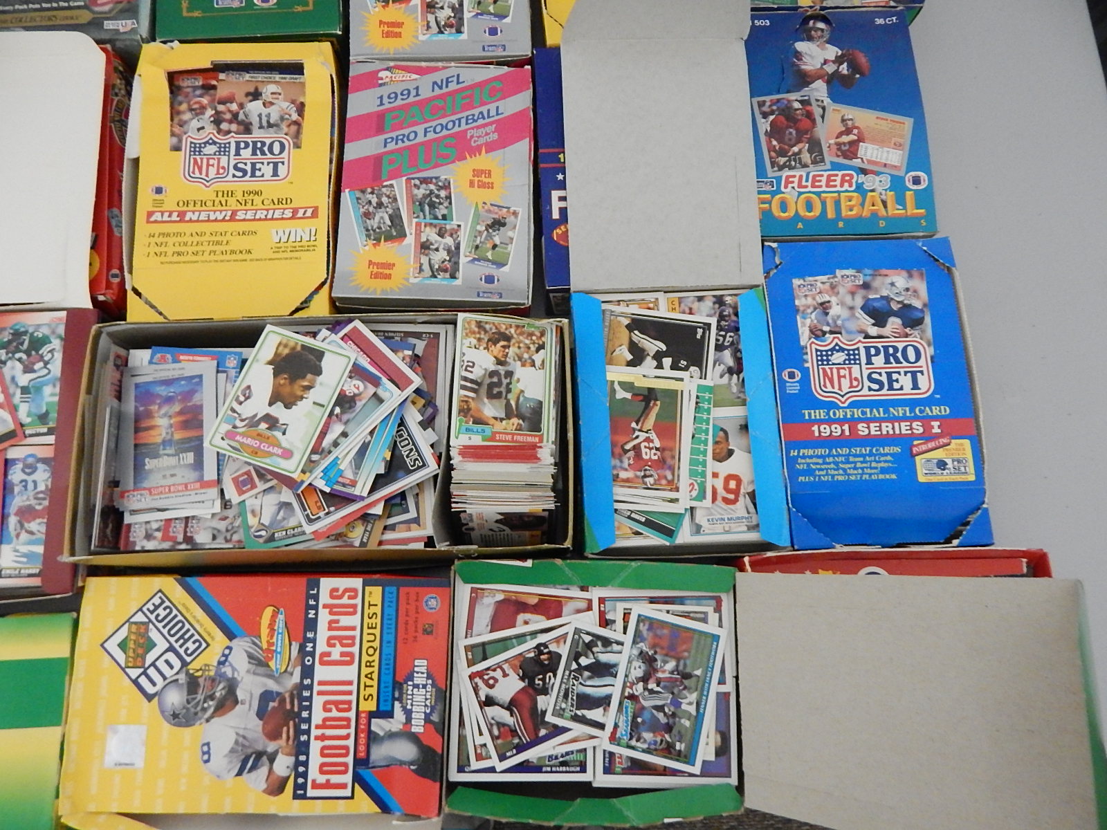 25 Boxes of Football Trading Cards