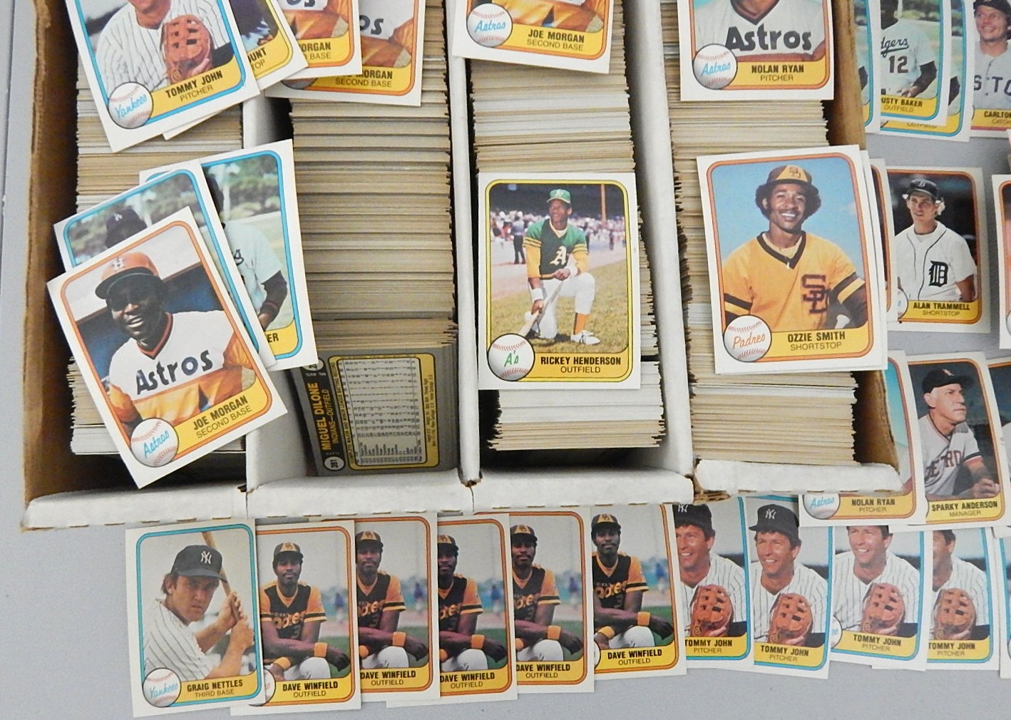 1981 Fleer Card Lot - Appx. 3,000 Cards