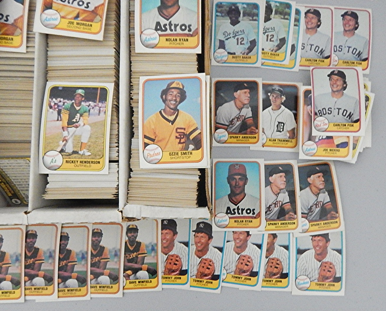 1981 Fleer Card Lot - Appx. 3,000 Cards