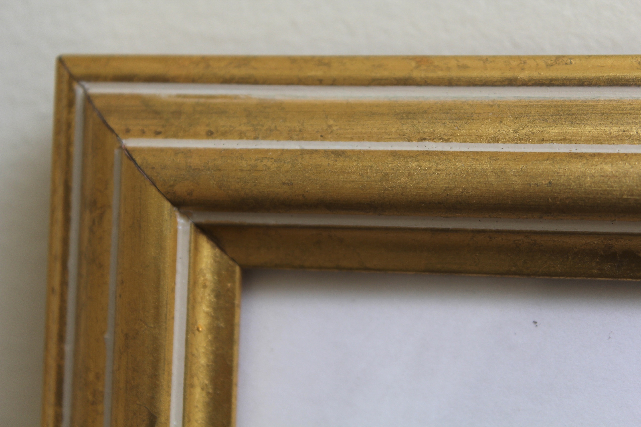 Framed Original Gouache of Parlor by L.V. Georges