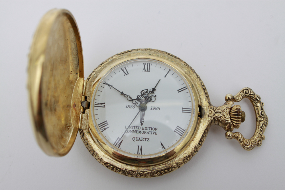 Statue of Liberty Commemorative Pocket Watch