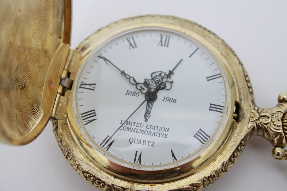 Statue of Liberty Commemorative Pocket Watch