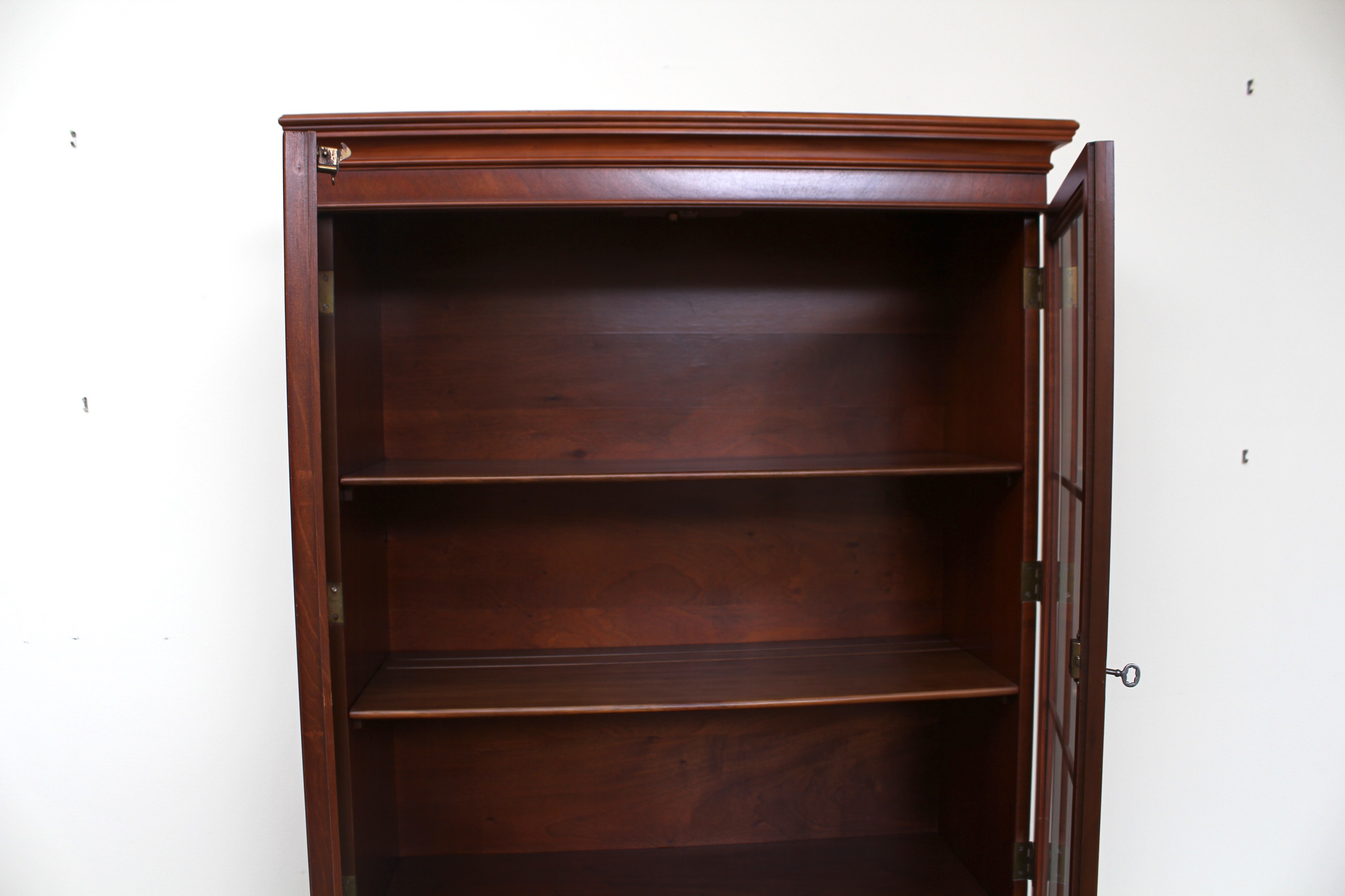 Hepplewhite Style Mahogany China Cabinet