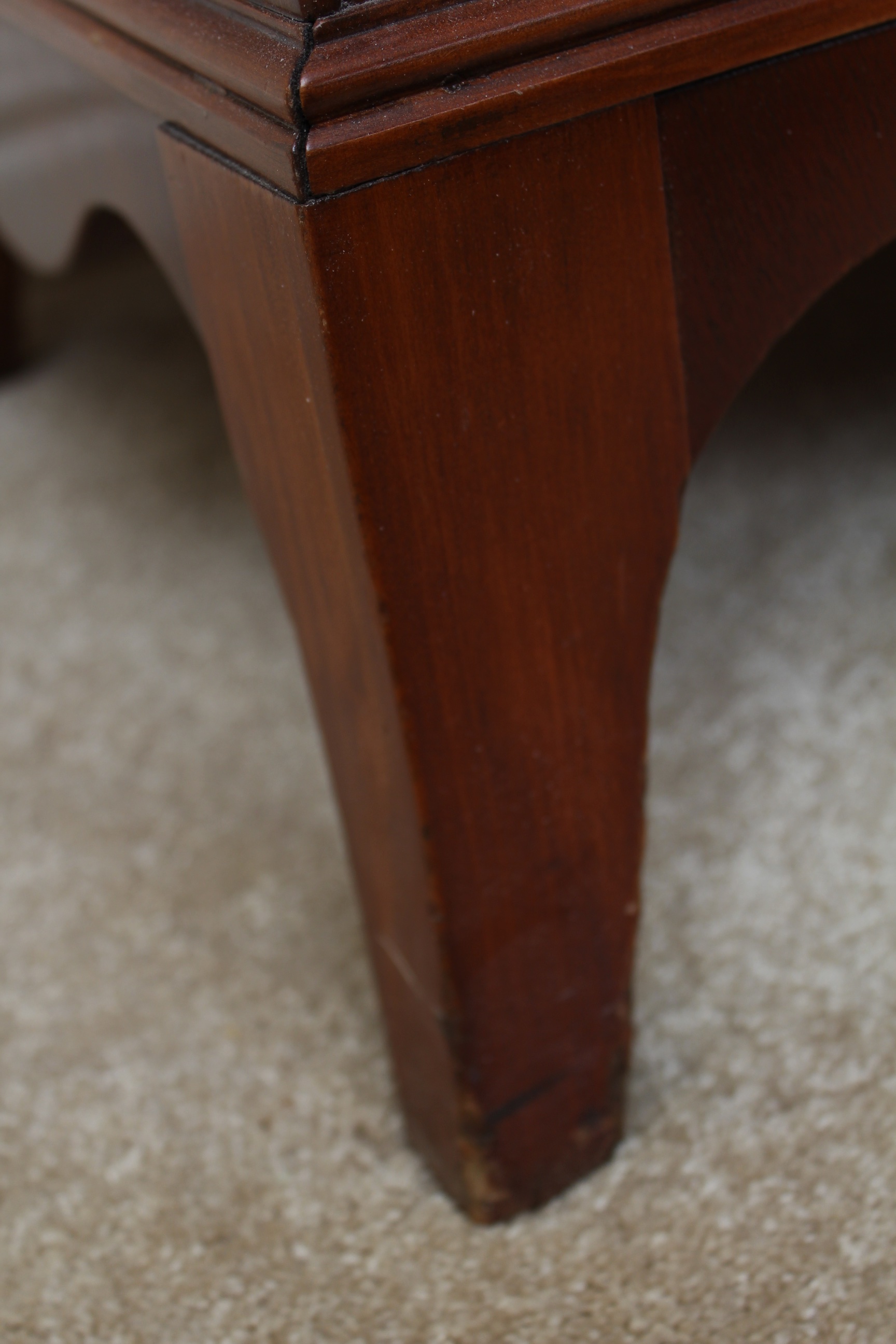 Hepplewhite Style Mahogany China Cabinet