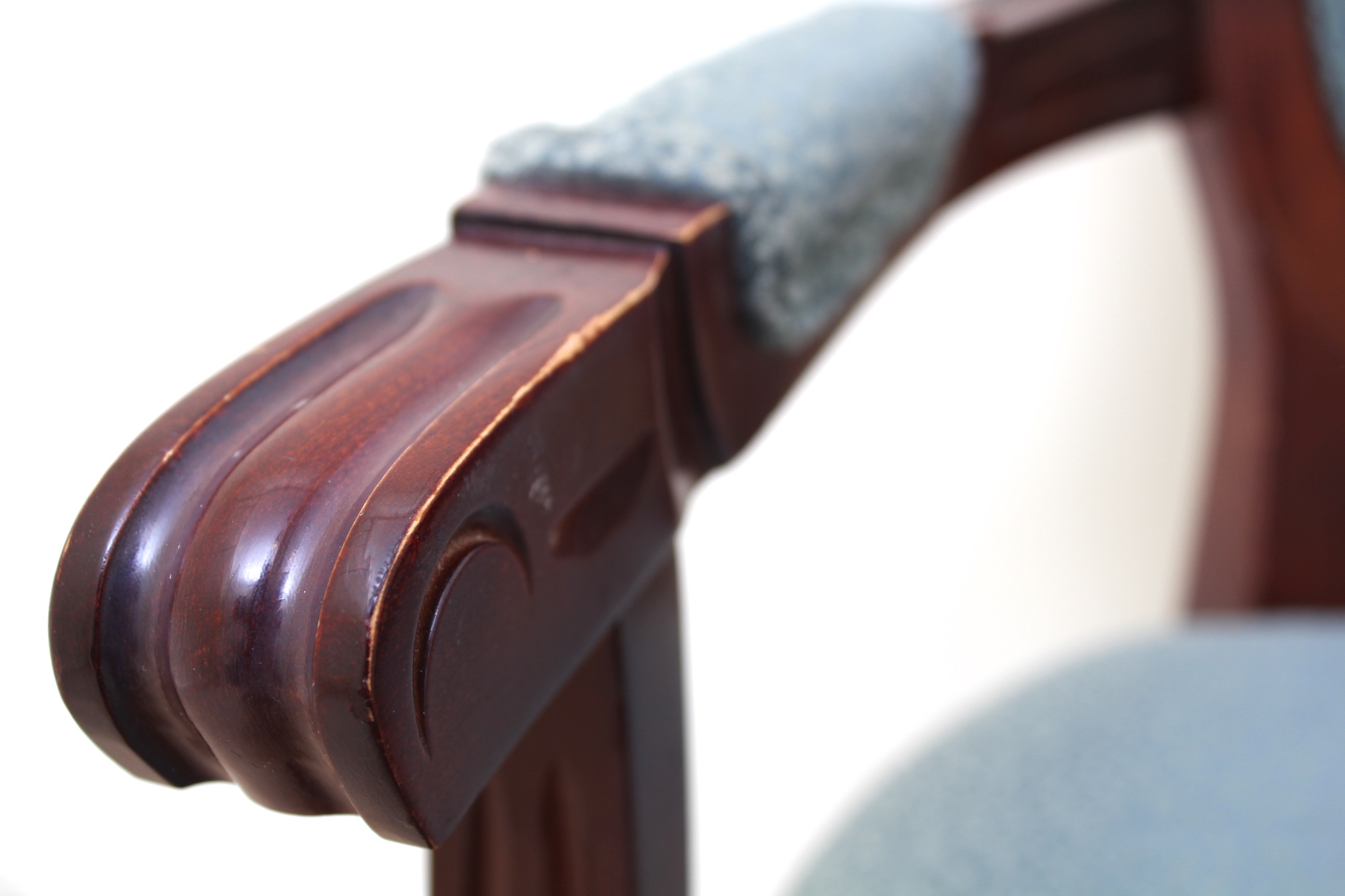 Side Chairs on Casters Pair