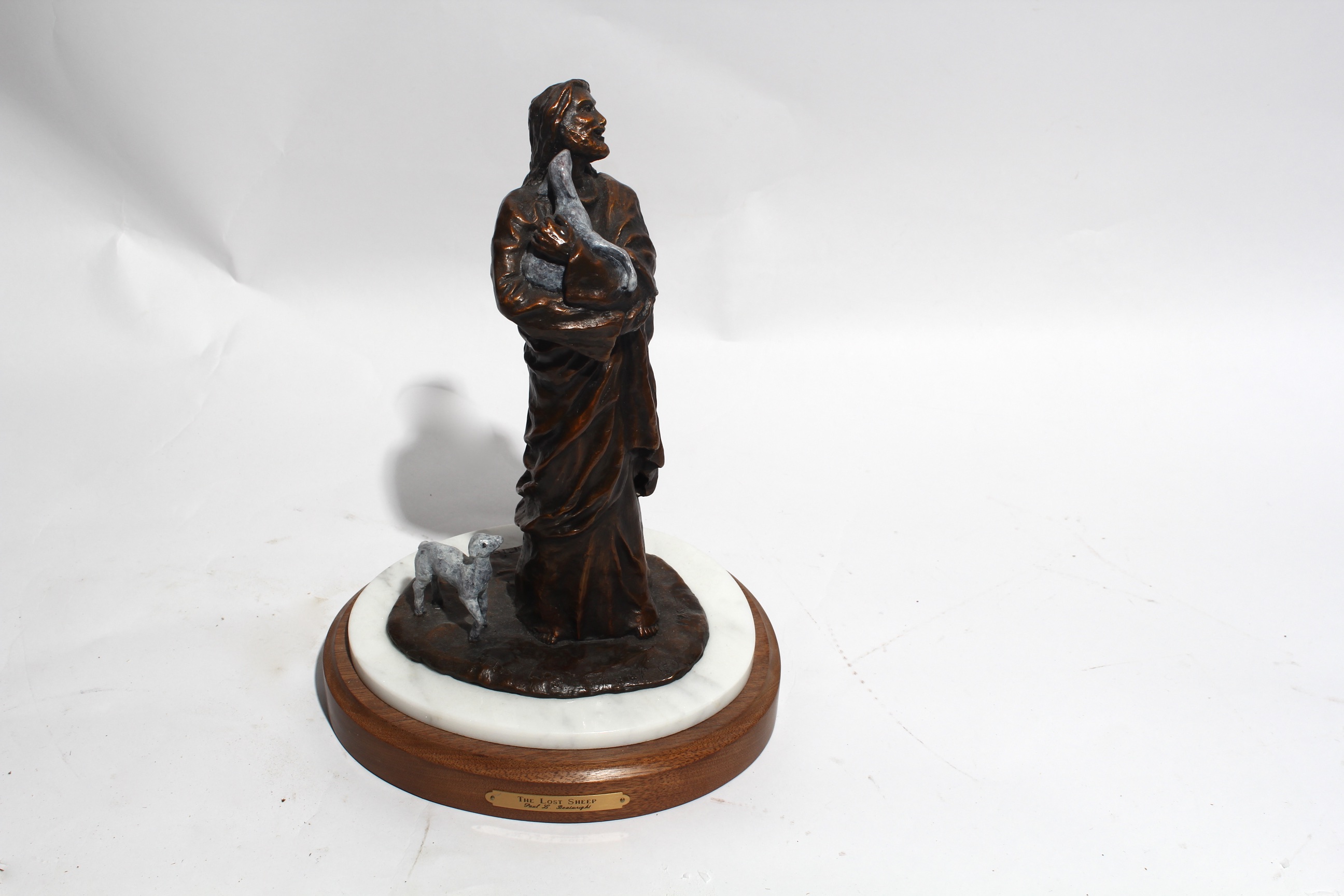 Bronze Sculpture "The Lost Sheep" Paul L Boatwright