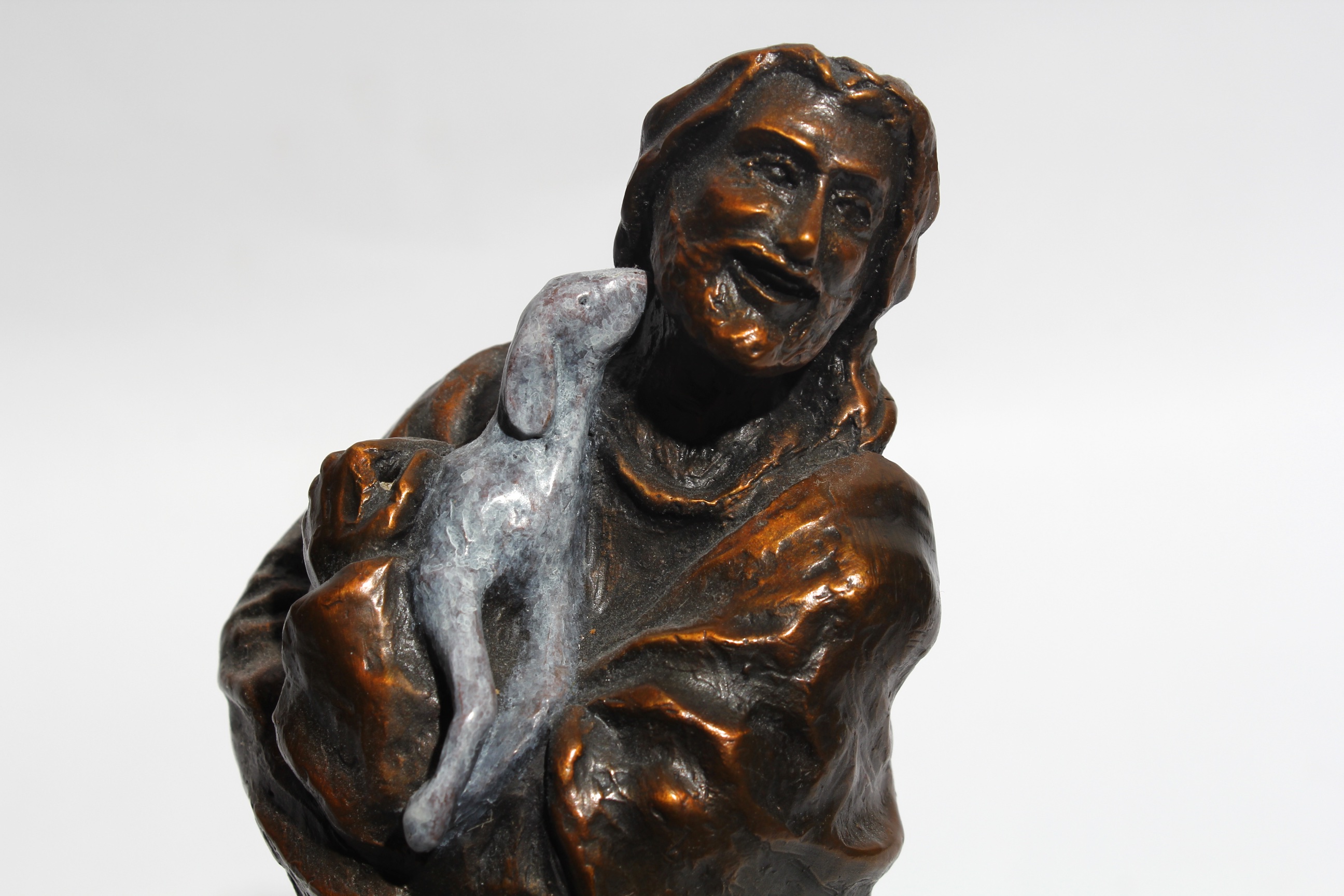 Bronze Sculpture "The Lost Sheep" Paul L Boatwright