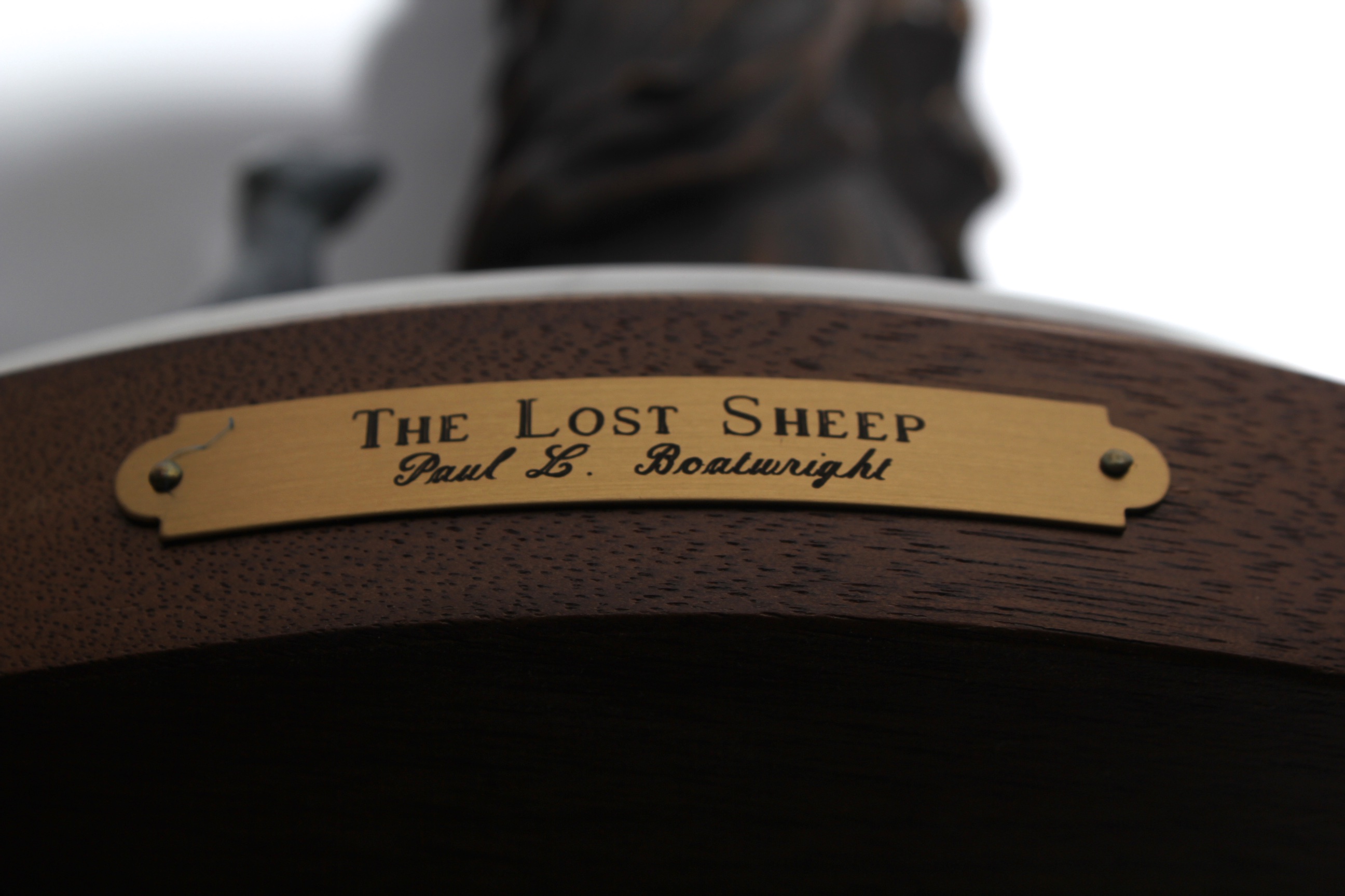 Bronze Sculpture "The Lost Sheep" Paul L Boatwright
