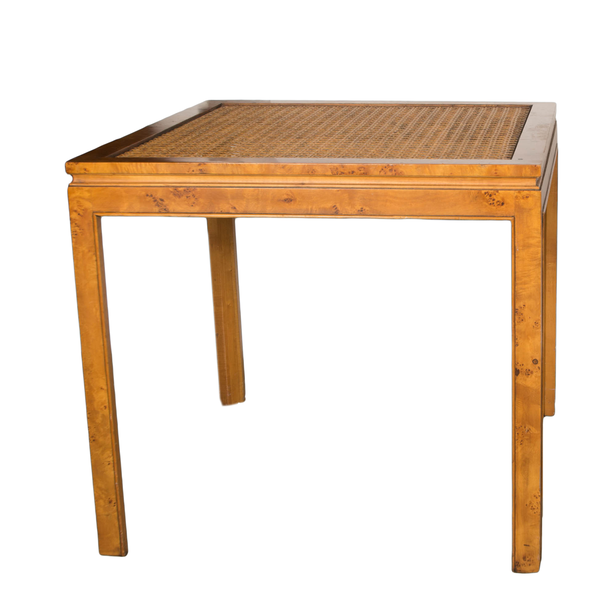 Card Table with Cane Top