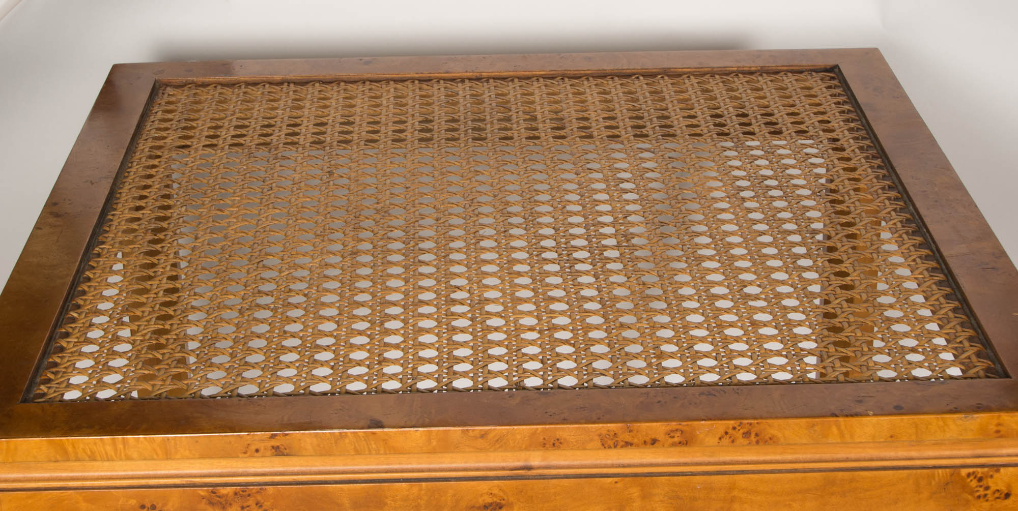 Card Table with Cane Top