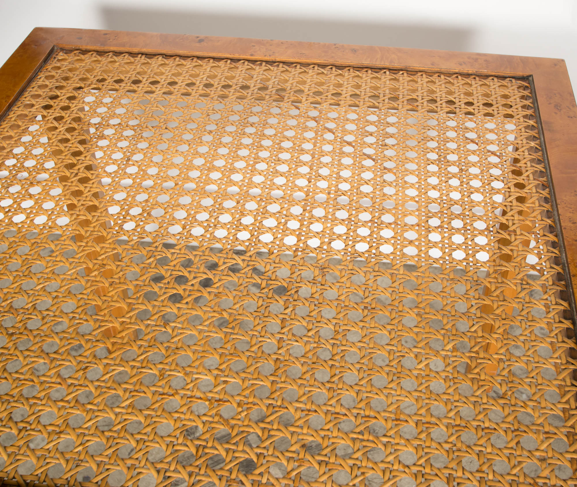 Card Table with Cane Top