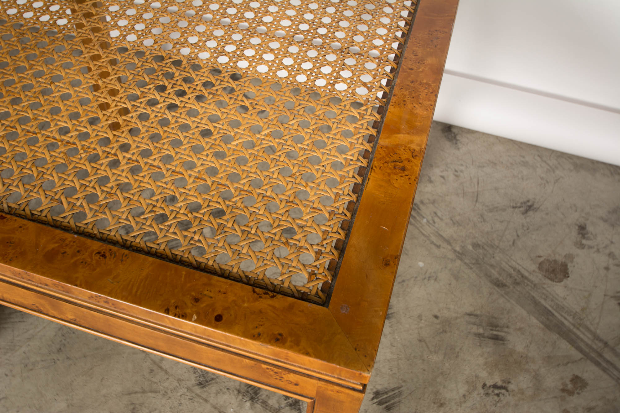 Card Table with Cane Top