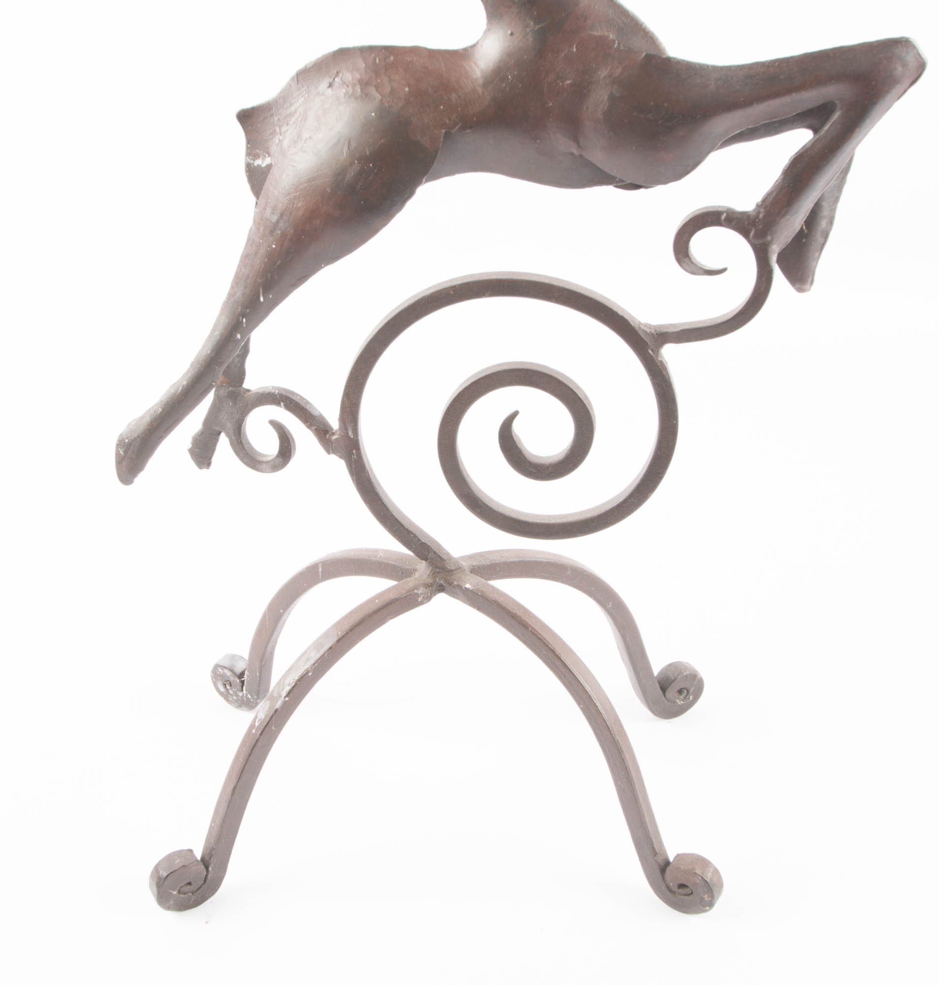 Metal Deer Candle Stand