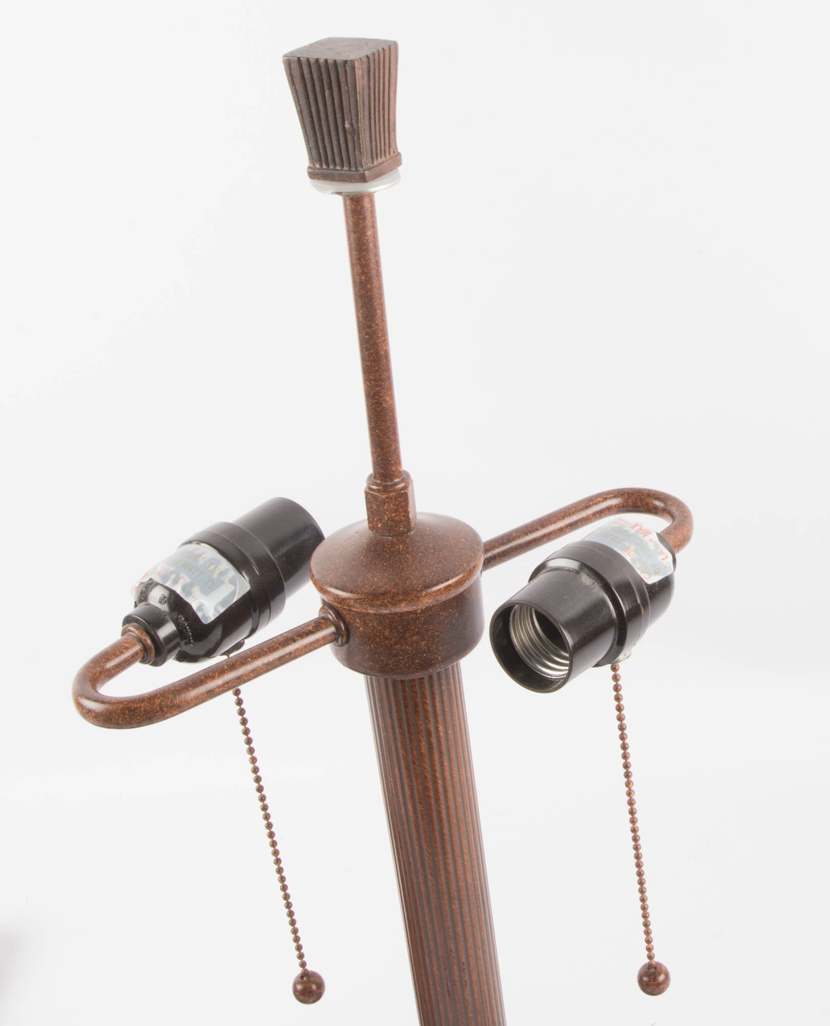 Pair of Coordinating Floor and Desk Lamps