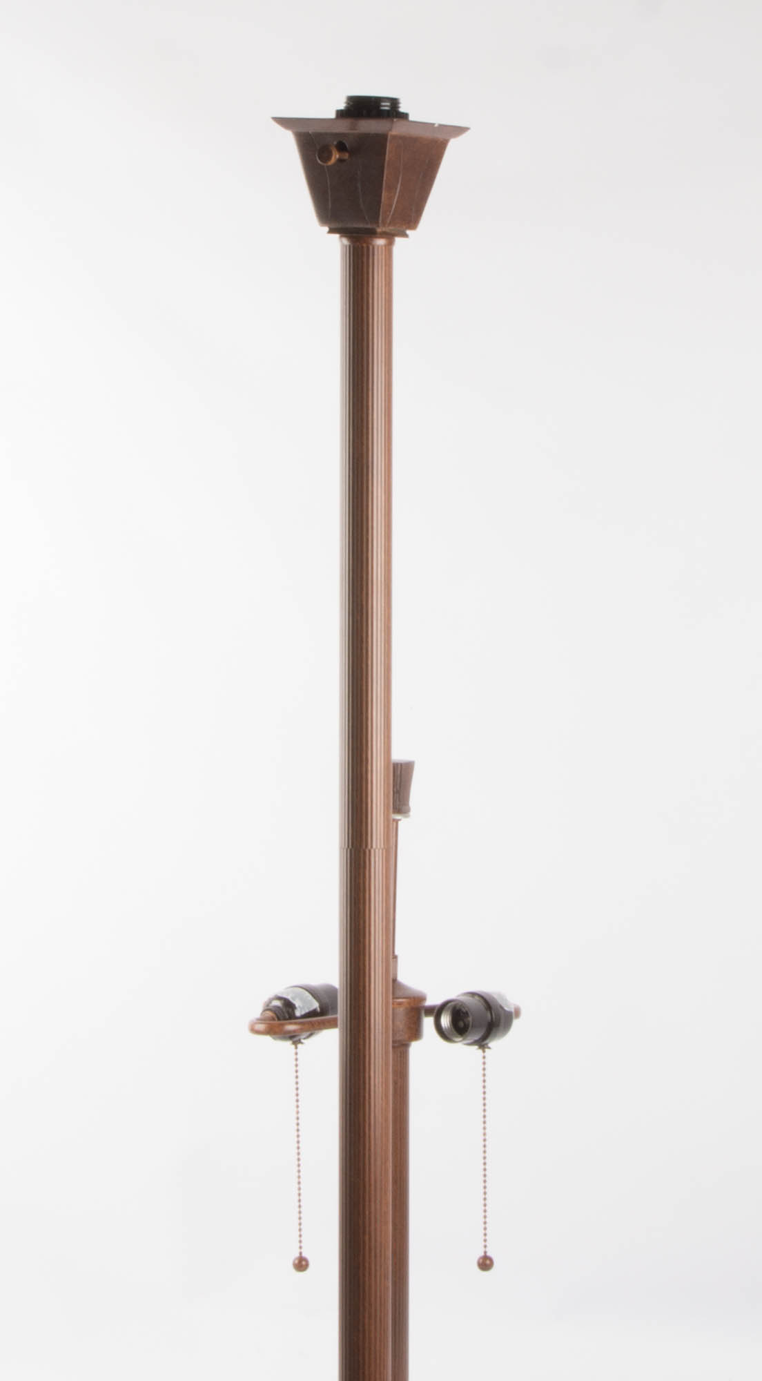 Pair of Coordinating Floor and Desk Lamps